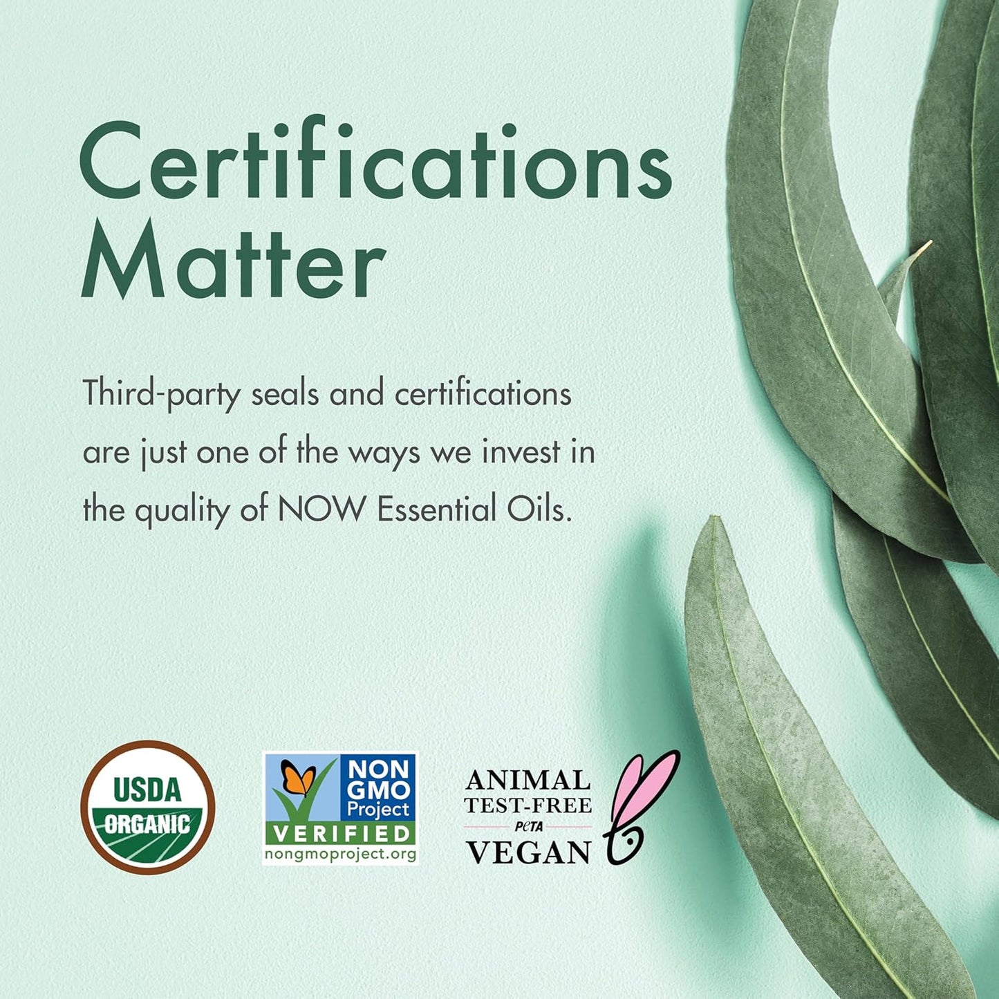 NOW Essential Oils, Organic Lemongrass Oil, Uplifting Aromatherapy Scent, Steam Distilled, 100% Pure, Vegan, Child Resistant Cap, 1-Ounce